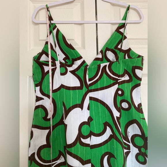 Very chic 💥🌹🔥🔥Milly of NY green geometric sheath dress - Picture 3 of 14